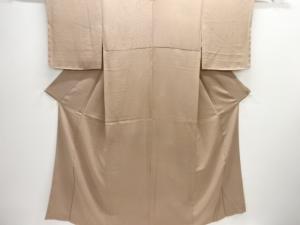 未使用品　雲模様織出し暈し色無地着物